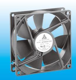 Delta Electronics-AFB0912VH-AF00 排风机和风扇 DC Fan Axial Ball Bearing 12V 5V to 12.6V 81.47CFM 46dB 92 X 92 X 25.4mm