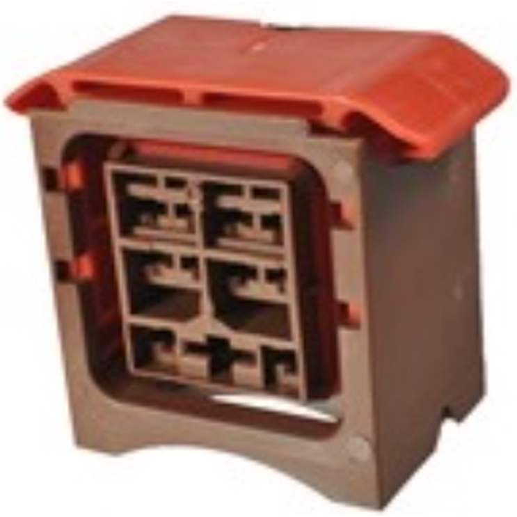 Aptiv-33504496 Connector Discrete Wire Housing 11 Way F DCS-1 9.5 DCS-2 2.8 Sealed Connector Brown-Dark