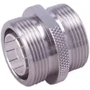 HUBER+SUHNER-31_716-50-0-1/003_-E RF-Steckverbinder Conn 7/16 Adapter 0Hz to 7.5GHz 50Ohm ST F/F Silver Single