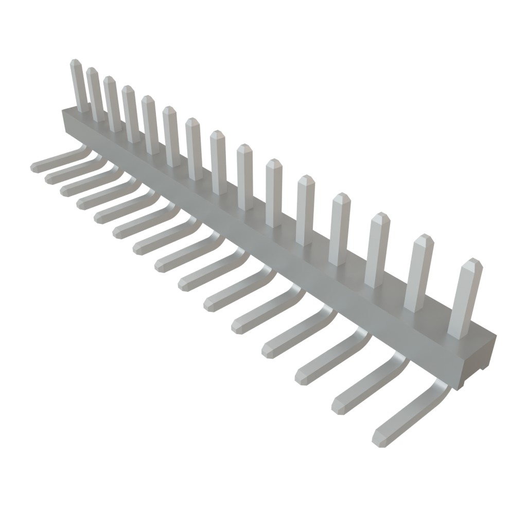 Samtec-TMM-115-01-T-S-RA Steckverbinderleisten und Leiterplattenbuchsen Conn Unshrouded Header HDR 15 POS 2mm Solder RA Side Entry Thru-Hole Bulk