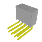 Conn Socket Strip SKT 8 POS 2.54mm Solder RA Side Entry Thru-Hole Layer