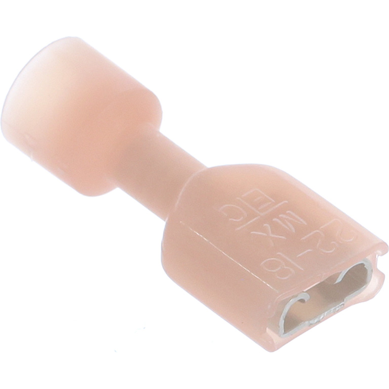 Molex-19003-0008 Raccordement de terminaux Quick Disconnect Terminal 18-22AWG Brass Red F 24.2mm Tin InsulKrimp™ Bag