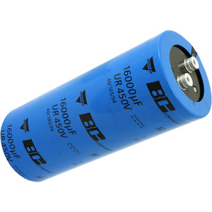 Vishay-MAL210446332E3 Kondensator, Aluminium Cap Aluminum Lytic 3300uF 400V 20% (76 X 146mm) Clamp Mount Screw 0.038 Ohm 11.6A 5000h 105°C Bulk