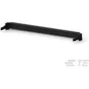 TE Connectivity-499252-7 连接器配件 Connector Accessories Strain Relief Straight Thermoplastic Black Gold/Palladium Nickel Bag/Box
