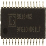 Integrated Device Technology-9FG104DGILFT Taktgenerator und -synthesizer Clock Generator 12.886MHz to 27.5MHz-IN 400MHz-OUT 28-Pin TSSOP T/R
