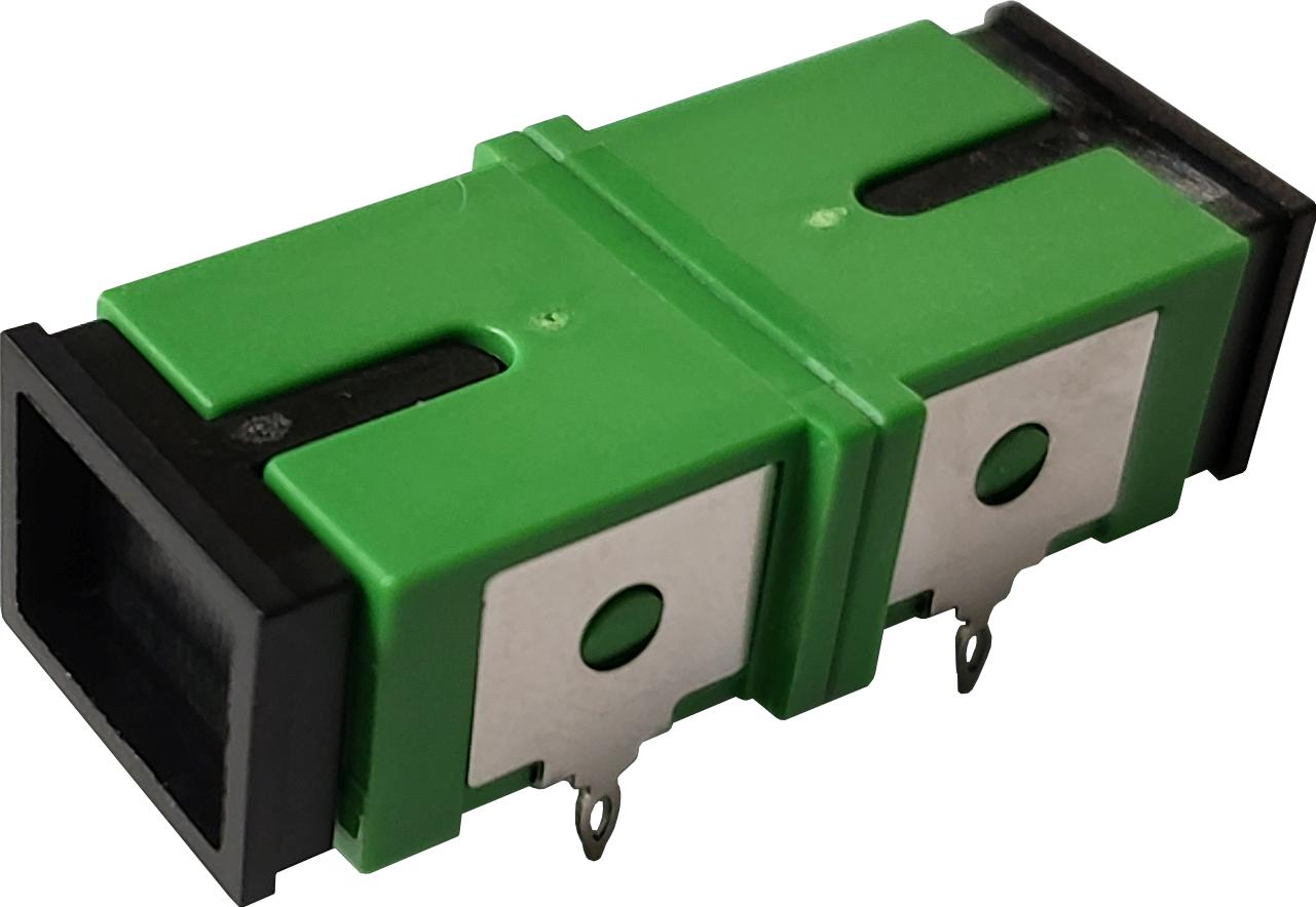 ADAM TECH-OPSA1BNPC1N1 Fibre ottiche del connettore SC Type Adapter 1 Port Short Ears Dust Cap Press Fit