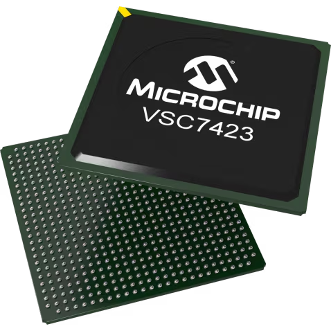 Microchip Technology-VSC7423XJG-02 Commutateurs Ethernet Ethernet Switch 7-Port 2500Mbps 672-Pin HSBGA Tray