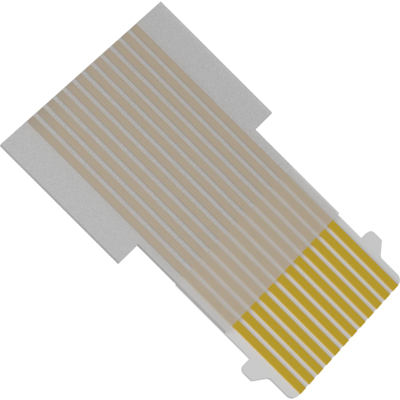 Molex-150180127 Assemblaggio cavo a nastro piatto Cable Assembly 0.152m 33AWG 0.5mm 12 to 12 POS FFC Jumper to FFC Jumper M-M Bag