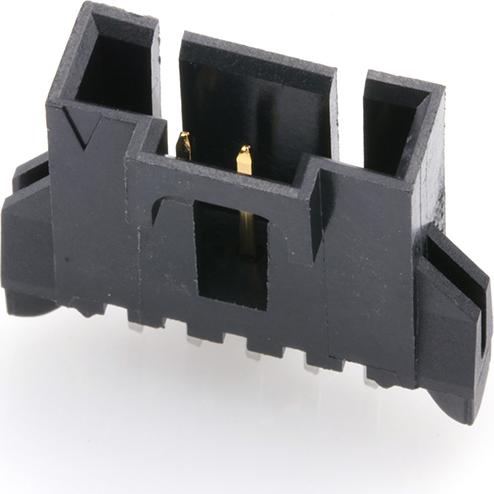 Molex-0705450074 连接器插头及 PCB 插座 Conn Shrouded Header (4 Sides) HDR 5 POS 2.54mm Solder ST Top Entry Thru-Hole SL Tube