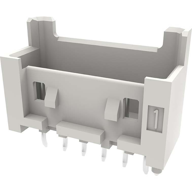 Molex-0534760610 连接器插头及 PCB 插座 Conn Wire to Board HDR 6 POS 2.5mm Solder ST Top Entry Thru-Hole Mini-Lock Bag