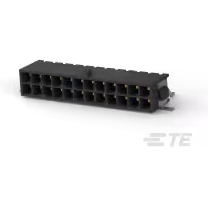 TE Connectivity-5-794629-4 Cabezales del conector y receptáculos PCB Conn Shrouded Header (4 Sides) HDR 24Power POS 3mm Solder RA Side Entry SMD Tape