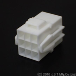 Conn Housing RCP 9 POS 4.5mm Crimp ST Cable Mount White Bag