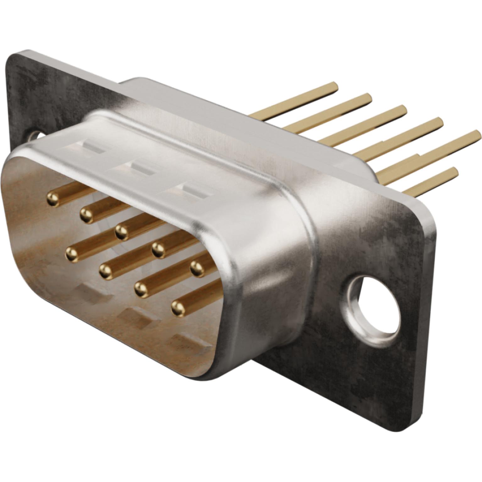 Molex-1731090882 Steckverbinder, D-Sub Conn D-Sub M 9 POS 1.37mm Wire Wrap ST Thru-Hole 9 Terminal 1 Port FCT Products Carton