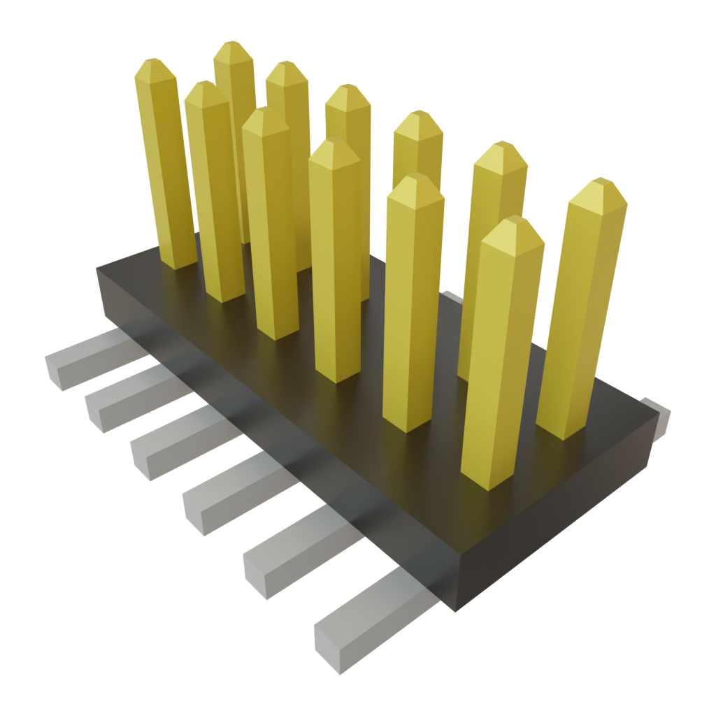 Samtec-FTS-106-01-L-DV-TR Connector Headers and PCB Receptacles Conn Unshrouded Header HDR 12 POS 1.27mm Solder ST Top Entry SMD T/R