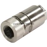 HARTING-21038412535 Steckverbinder, rund Conn M12 Circular SKT 5 POS Crimp ST Cable Mount 5 Terminal 1 Port