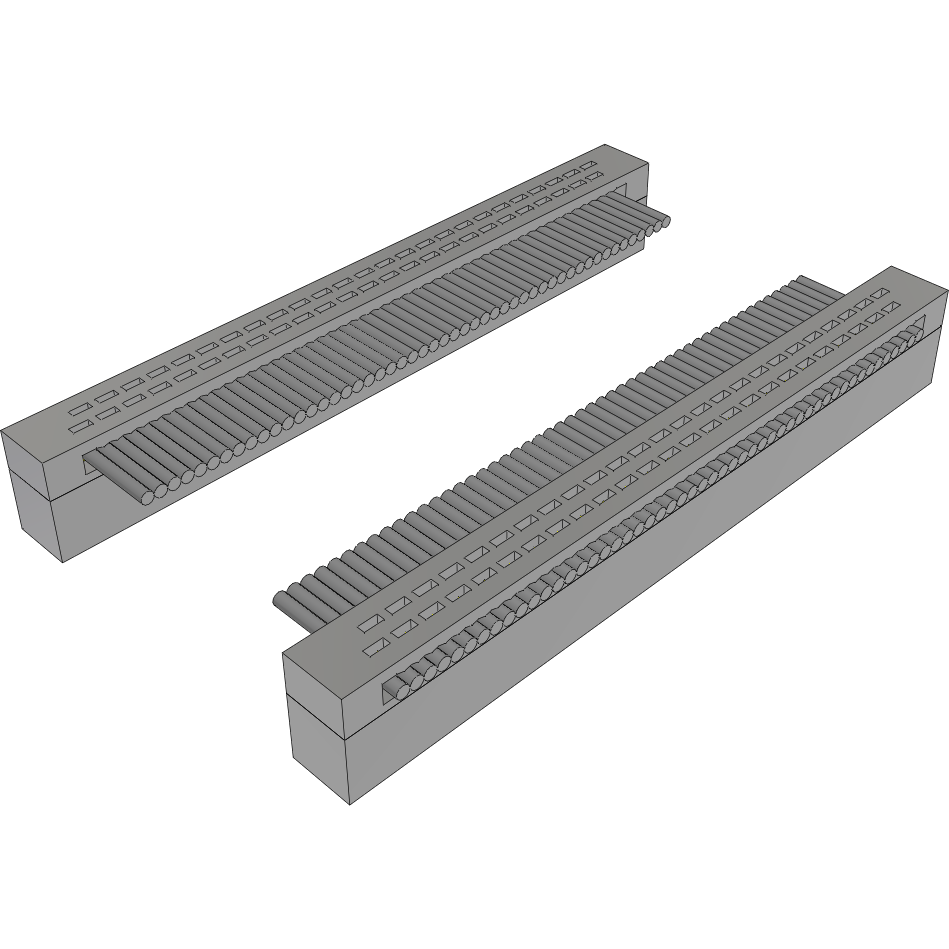 Samtec-FFTP-25-D-08.77-01-S-N Flachband Kabelbaugruppen Cable Assembly 0.222m 30AWG 0.64mm 50 to 50 POS IDC Connector to IDC Connector F-F TIGER EYE™ Layer
