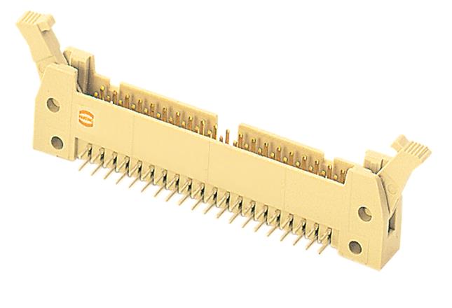 HARTING-09195065903 Steckverbinderleisten und Leiterplattenbuchsen Conn Ejector Header HDR 6 POS 2.54mm Solder RA Side Entry Thru-Hole Carton