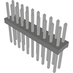 Conn Unshrouded Header HDR 20 POS 2mm Solder ST Top Entry Thru-Hole Bulk