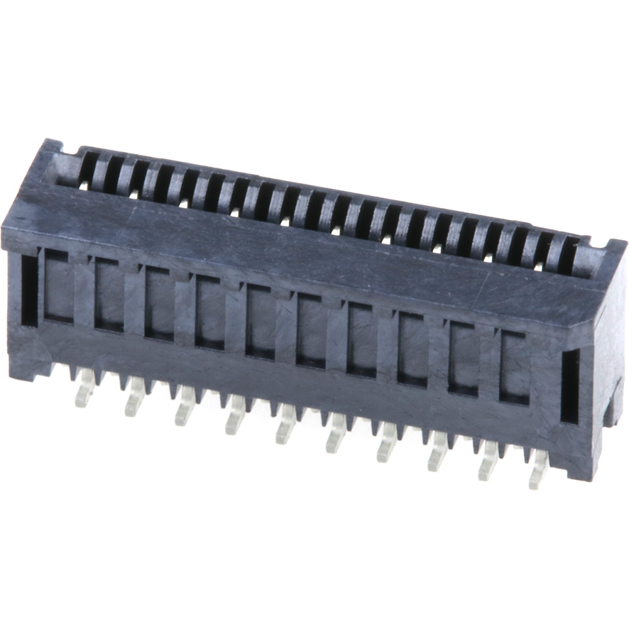 Molex-78119-2010 FFC-FPC 连接器 Conn FFC/FPC Connector SKT 20 POS 0.5mm Solder ST SMD Easy-On™ T/R