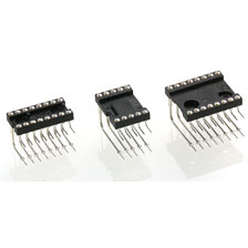 PRECI-DIP SA-299-87-314-10-001101 Connector Socket Conn DIP Socket SKT 14 POS 2.54mm Solder RA Thru-Hole Box