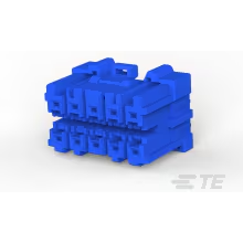 TE Connectivity-2-1939984-3 Carcaza de cables discretos de conector Conn Housing PL 10 POS 3.3mm Crimp ST Cable Mount Blue Bag