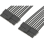 Cable Assembly UL 10002 0.6m 18AWG Wire to Board to Wire to Board 10 to 10 POS F-F Crimp-Crimp Bag