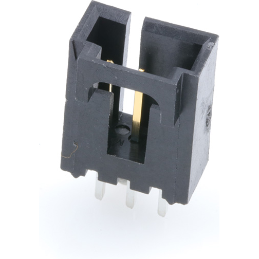 Molex-0705430002 Connector Headers and PCB Receptacles Conn Shrouded Header (4 Sides) HDR 3 POS 2.54mm Solder ST Top Entry Thru-Hole SL Tube