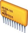 Bourns-4610H-702-101/151L Kondensator, RC-Netzwerke Cap RC Network 150pF 50V 20% 100 Ohm 5% 8R/8C 85°C