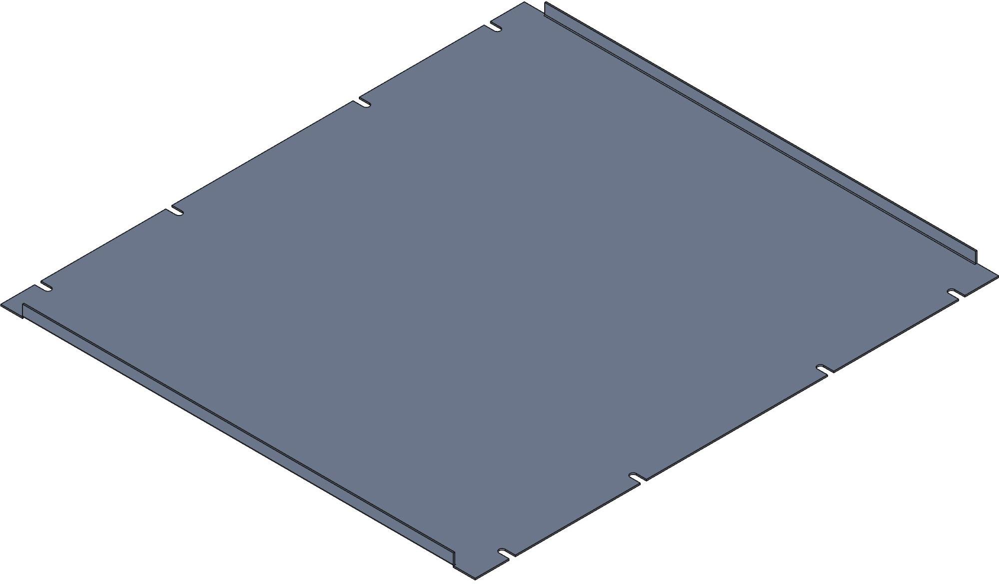 Hammond Manufacturing-PBFS19021GY2 null Gray Formed Steel Rack Panels Pbfs Series