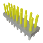 Conn Unshrouded Header HDR 16 POS 2mm Solder ST Top Entry Thru-Hole Bulk
