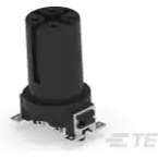 TE Connectivity-454950-E Connector Circular Conn M12 Circular SKT 5 POS Solder ST SMD 5 Terminal 1 Port T/R