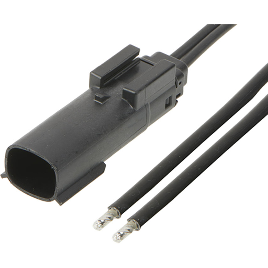 Molex-2162831023 Cable Assembly DC Power Cable Assembly 0.6m Wire to Board 2POS M Crimp 14AWG