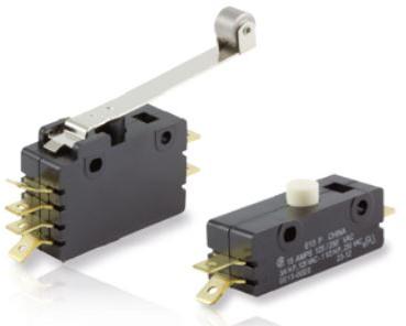 ZF Electronics-0E19-00A0 Switch Snap Action Switch Snap Action N.O./N.C. DPDT Button 15A 250VAC 1118.55VA 8.34N Screw Mount Quick Connect