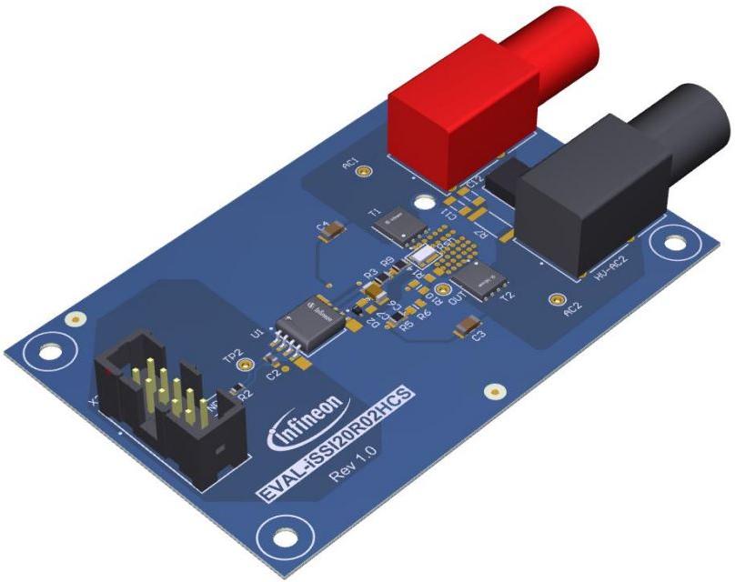 Infineon Technologies AG-EVALISSI20R02HCSTOBO1 Entwicklungssätze und Werkzeuge ISC015N06NM5LF/iSSI20R02H Digital Isolator/MOSFET Evaluation Board