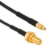 Cable Assembly Coaxial 0.457m MMCX to SMA F-M Bag
