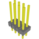 Conn Unshrouded Header HDR 8 POS 2.54mm Solder ST Top Entry Thru-Hole Bulk