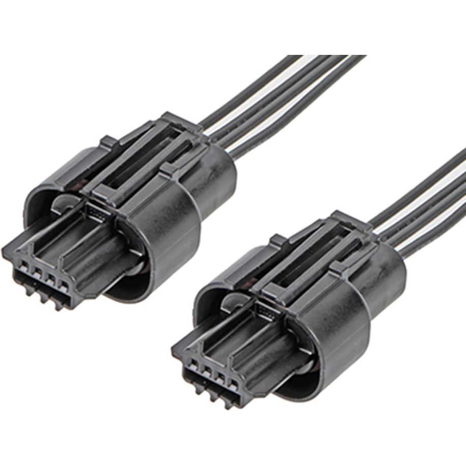 Molex-451450403 Cable Assembly AC Power Cable Assembly AC Power 0.3m Squba to Squba 4 to 4 POS F-F Crimp-Crimp 22AWG