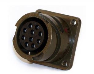 ITT Corporation-CB2-24A24SS Steckverbinder, rund Conn Circular SKT 12 POS Solder ST Box Mount 12 Terminal 1 Port