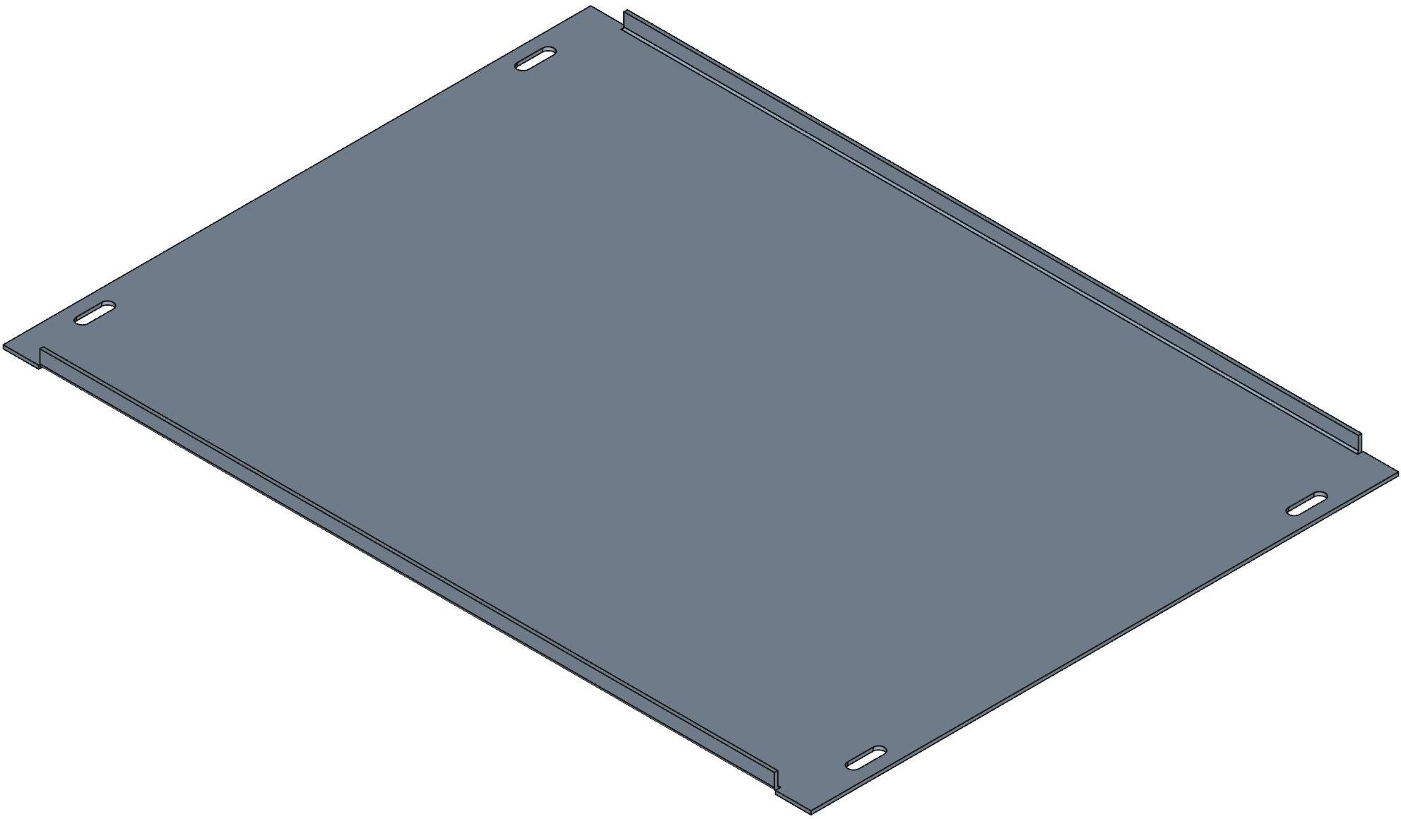 Hammond Manufacturing-2CWDP24 null Desk Inner Panel, Steel, White