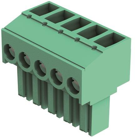 HARTING-14311015402000 Steckverbinder, Klemmenblöcke Conn Terminal Block F 10 POS 3.81mm Screw RA Cable Mount 11A