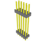 Conn Board Stacker HDR 10 POS 2.54mm Solder ST Top Entry Thru-Hole Bulk