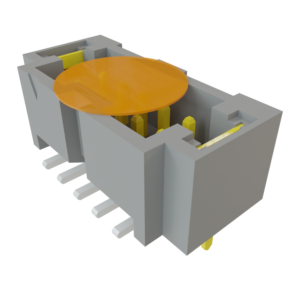 Samtec-T2M-105-01-L-D-SM-WT-K Steckverbinderleisten und Leiterplattenbuchsen Conn Shrouded Header (4 Sides) HDR 10 POS 2mm Solder ST Top Entry SMD TIGER EYE™ Tube