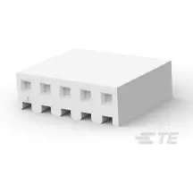 TE Connectivity-640251-5 Carcaza de cables discretos de conector Conn Housing RCP 5 POS 3.96mm Crimp ST Cable Mount Natural Bag/Box