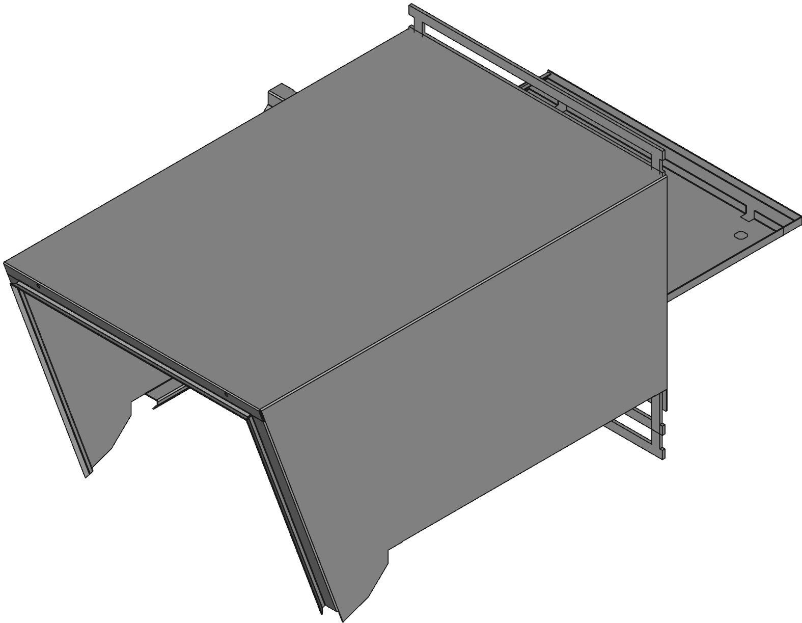 Hammond Manufacturing-2CSC2024 箱、罩及架 SERIES 2000 MODULAR CONSOLE SYSTEM - NEMA 12, 4, 4X