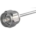 HUBER+SUHNER-11_N-50-3-13/113_NH RF-Steckverbinder Conn Coaxial 18GHz 50Ohm Solder ST Cable Mount PL Gold Over Nickel Bulk