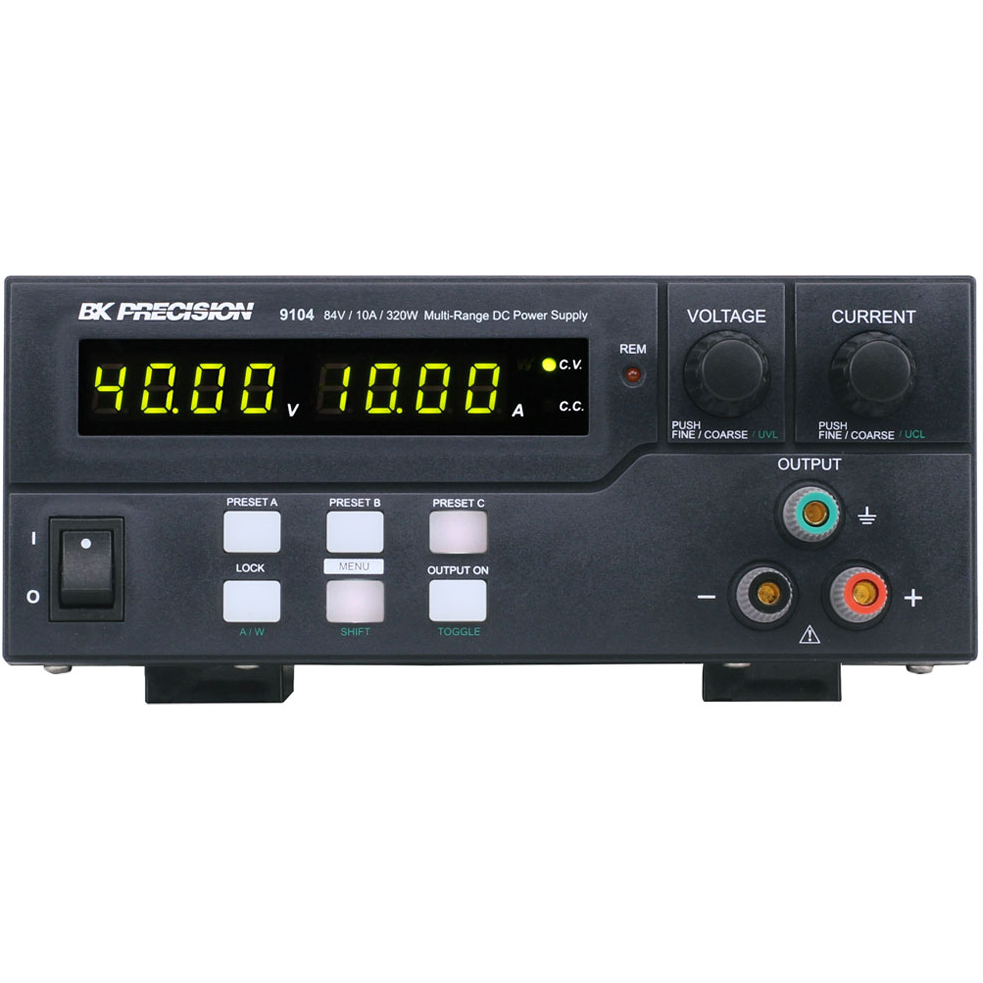 B&K Precision-9104 Bench Power Supplies 84V/10A/320W Multi-Range DC Power Supply