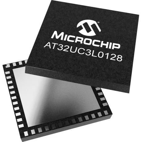 Microchip Technology-AT32UC3L0128-D3HT Microcontrollers - MCUs MCU 32-bit AVR RISC 128KB Flash 1.8V/2.5V/3.3V 48-Pin TLLGA Tray