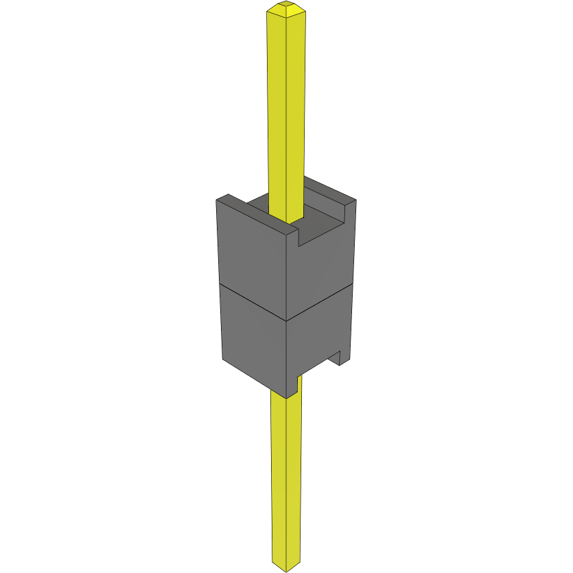 Samtec-EW-01-09-T-S-200 连接器插头及 PCB 插座 Conn Board Stacker HDR 1 POS Solder ST Top Entry Thru-Hole Bulk