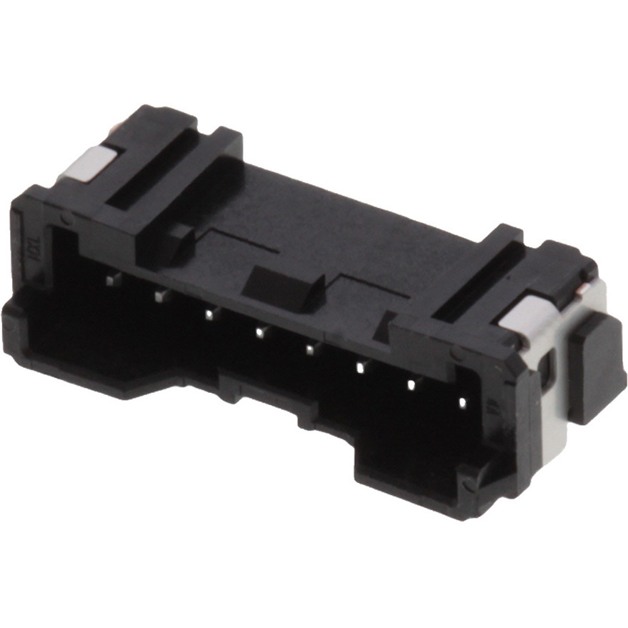 Molex-5055780871 Connector Headers and PCB Receptacles Conn Shrouded Header (4 Sides) HDR 8 POS 2mm Solder RA Side Entry SMD Micro-Lock Plus T/R