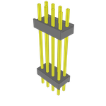 Conn Board Stacker HDR 8 POS 2.54mm Solder ST Top Entry Thru-Hole Bulk